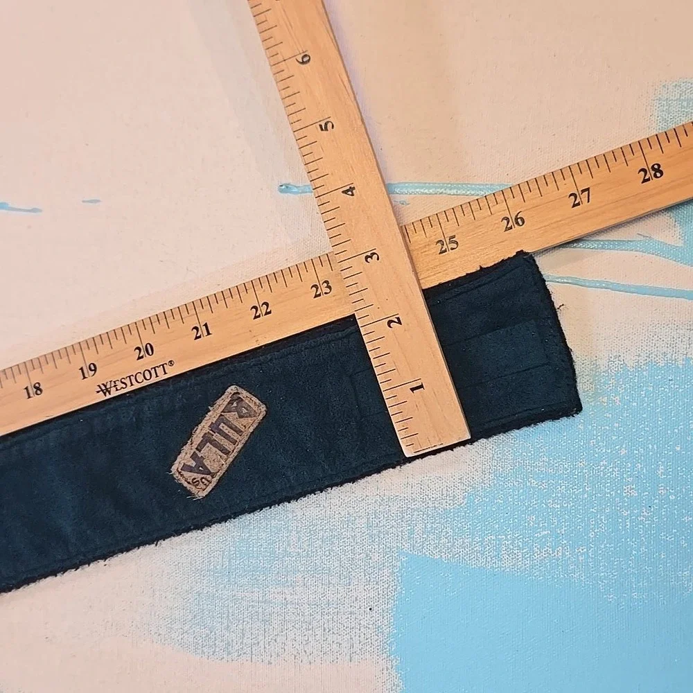 VTG BULA Headband Green Fleece Velcro Adjustable Ski Snowboard Made in USA 1980s
